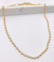 Cadena corazones 14k, 45cm x 4.6mm