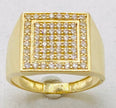 Anillo cuadrado talla22, 14k
