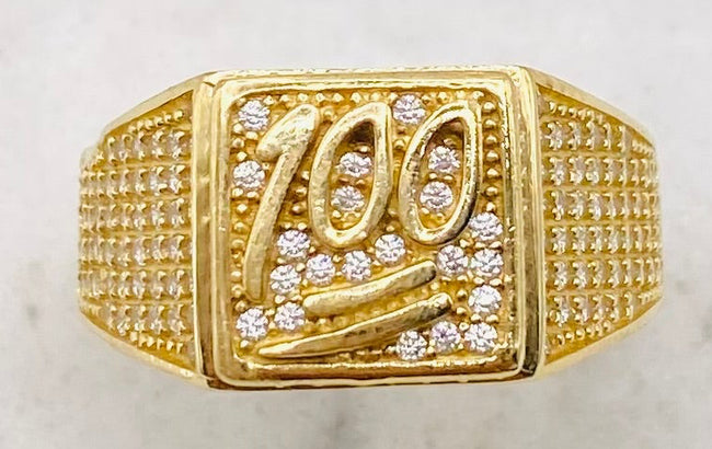 Anillo talla#25, 14k