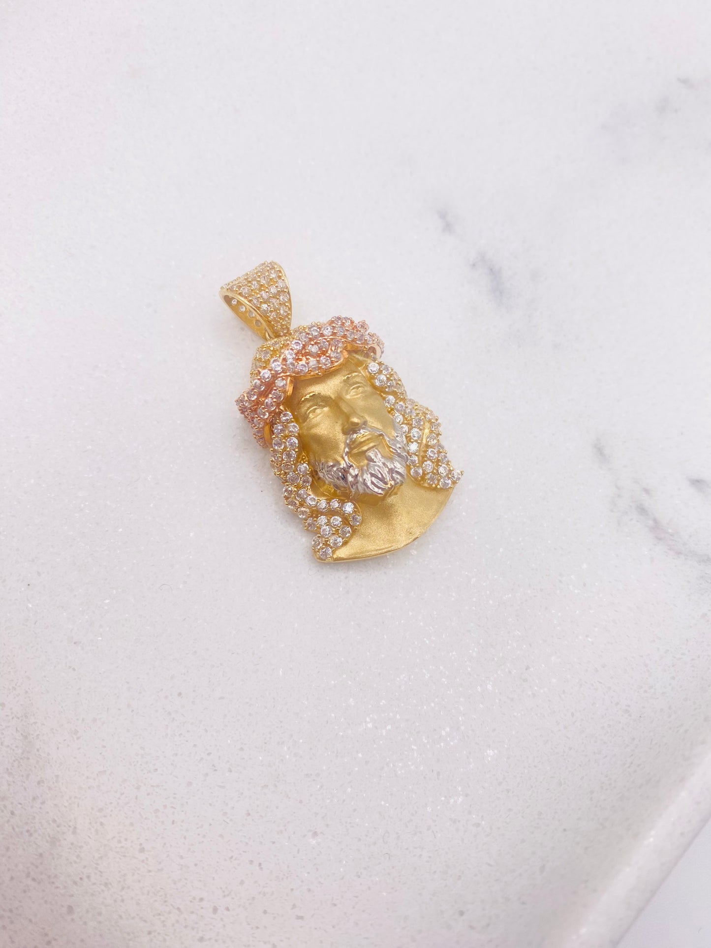 Medalla cara de cristo