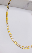 Cubana combinada 14k, 45cm x 3mm