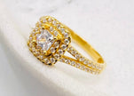 Anillo compromiso talla#18 18k
