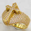 Anillo cruz talla24 14k