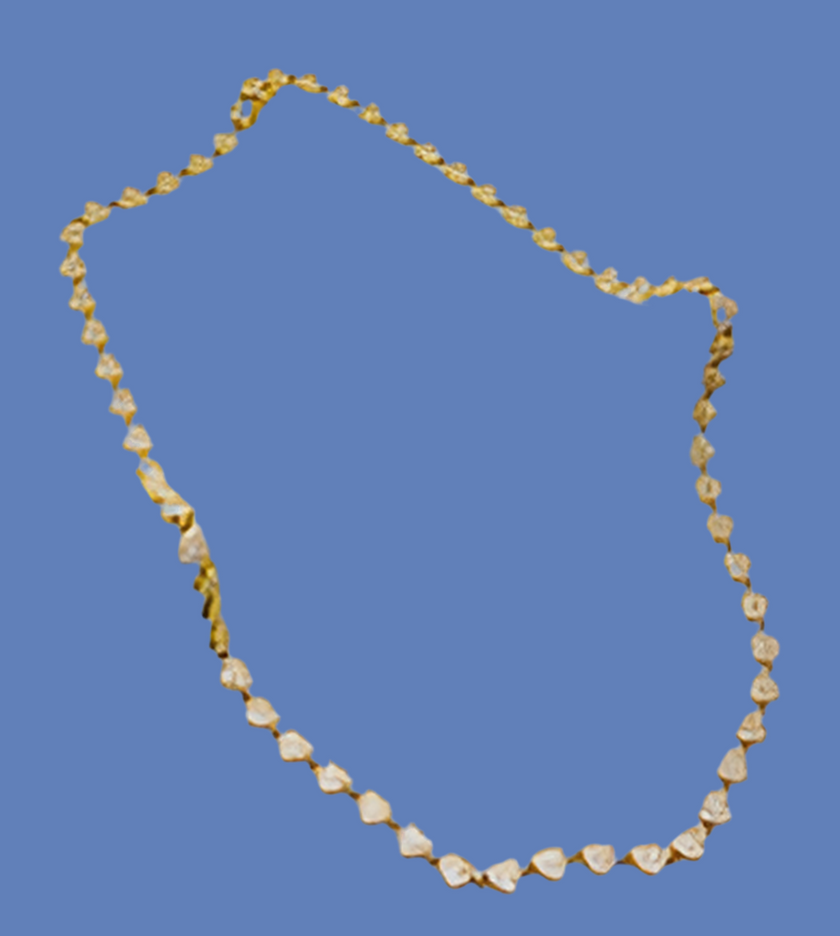 Cadena corazones 14k, 45cm x 4.6mm