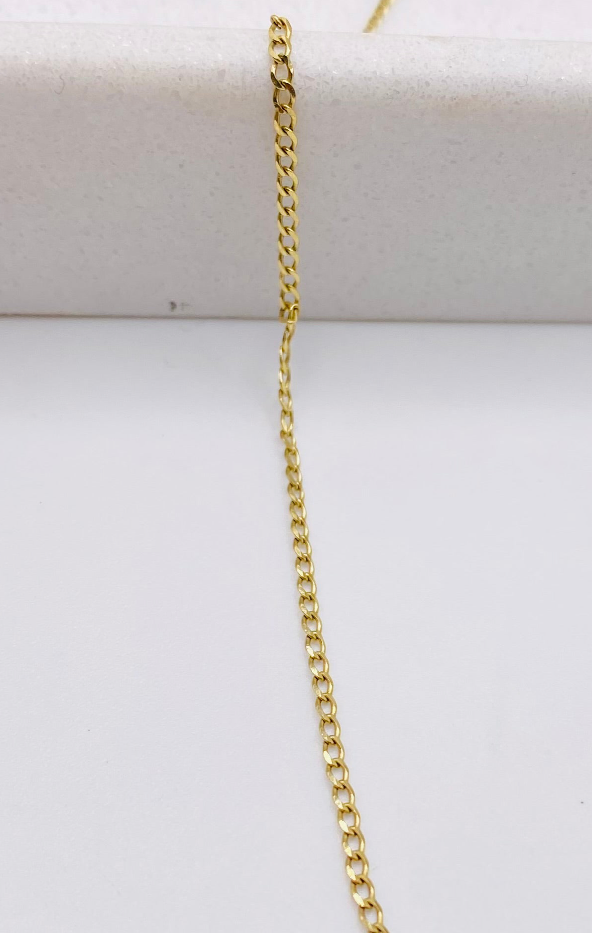 Cadena cubana 14k, 46cm x 1.6mm