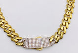Choker Monaco 18k, 40cm x 6.8mm