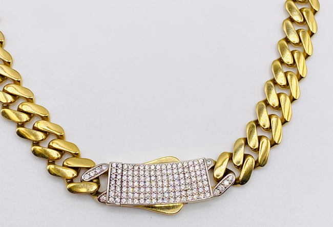 Choker Monaco 18k, 40cm x 6.8mm