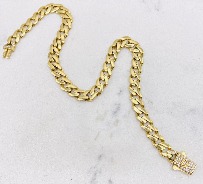 Guillo Mónaco pies 14k, 6.9mm x 26cm