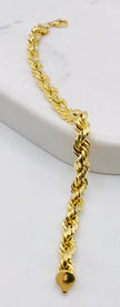 Guillo soga 14k, 21cm x 7.8mm
