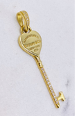 Medalla 14k,  4cm x 12.7mm