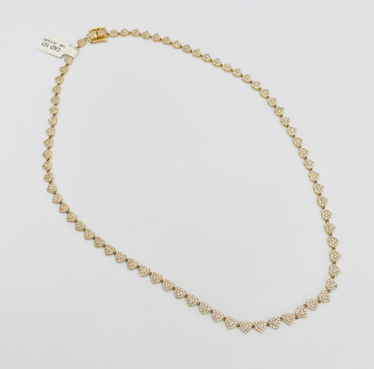 Cadena de corazones