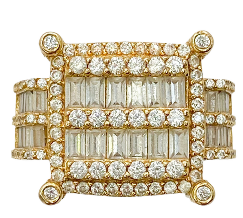 Anillo 14k, talla 22