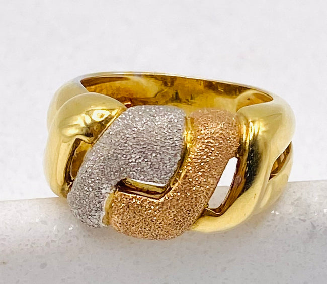 Anillo 18k, talla 17