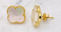 Pendientes tipo vancleef 14k