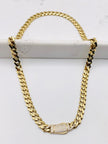 Cadena Mónaco 14k,  40cm x 6.7mm
