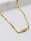 Cadena luna 14k, 45cm