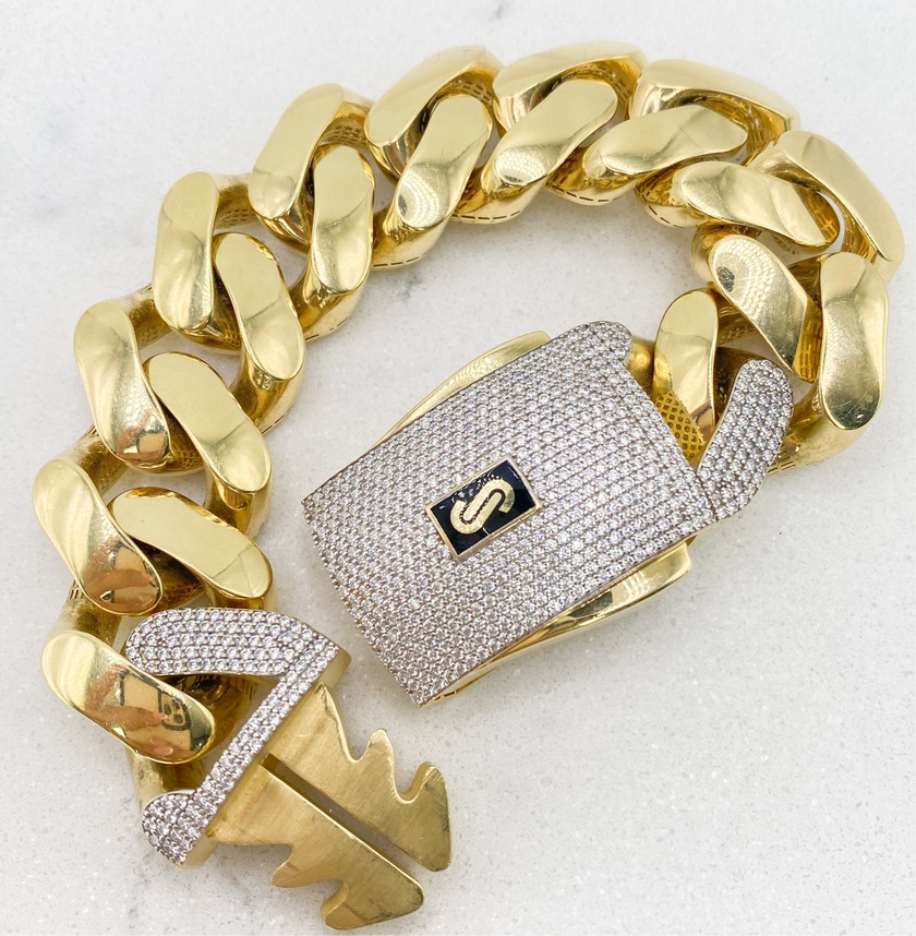 Guillo Mónaco 18k, 19cm x 23 mm