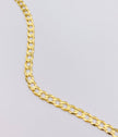 Cadena cubana 14k, 55cm x 2.2MM