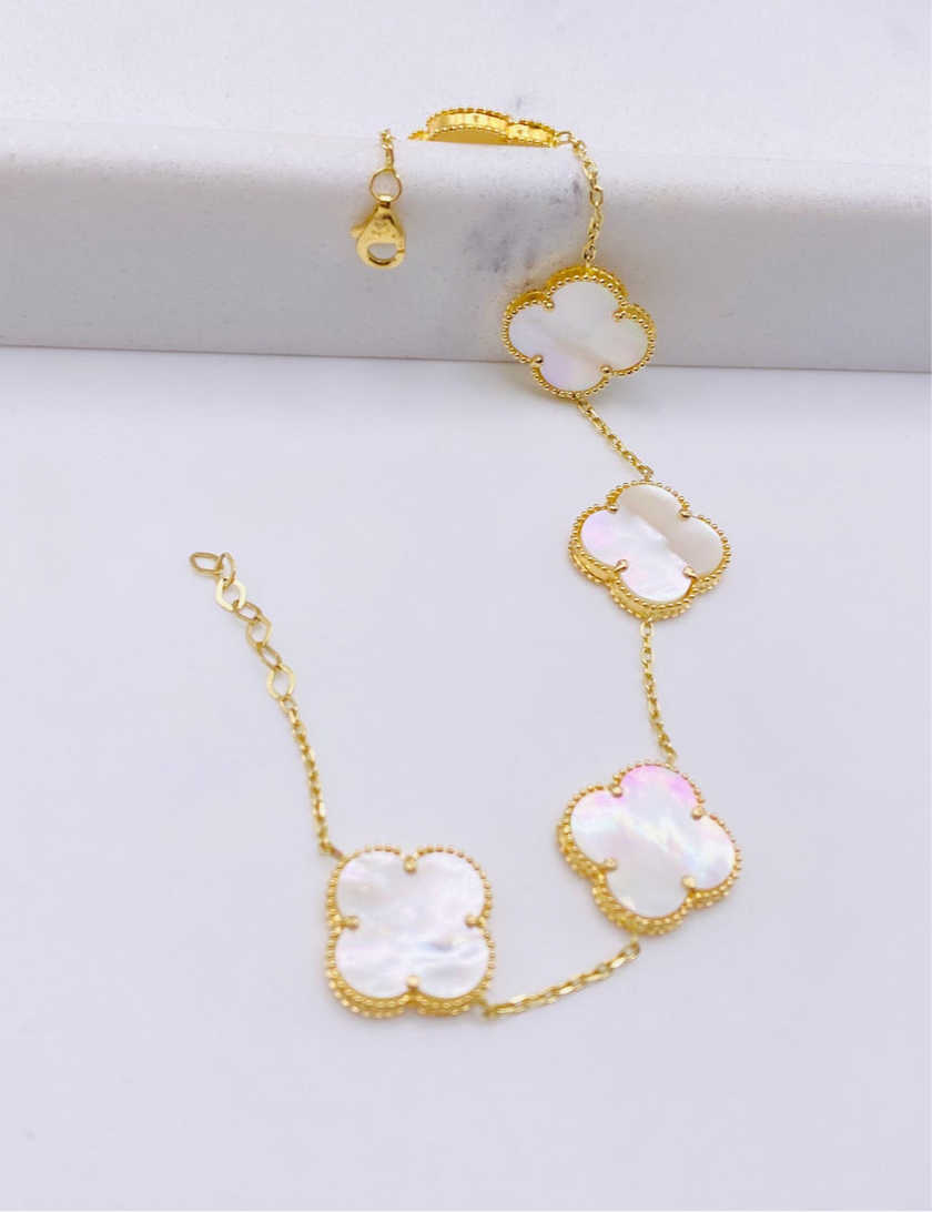 Guillo trébol 14k, 20cm