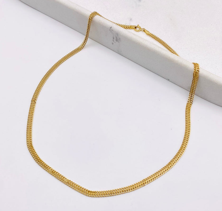 Tejido snake  18k,  45cm x 3.8mm