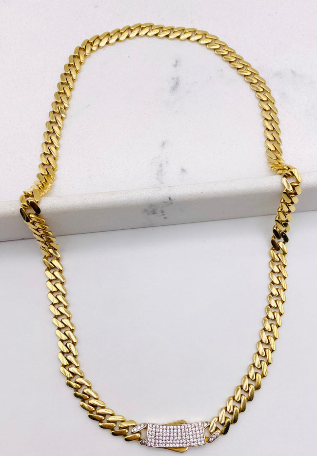 Choker Monaco 18k, 45cm x 6.5mm
