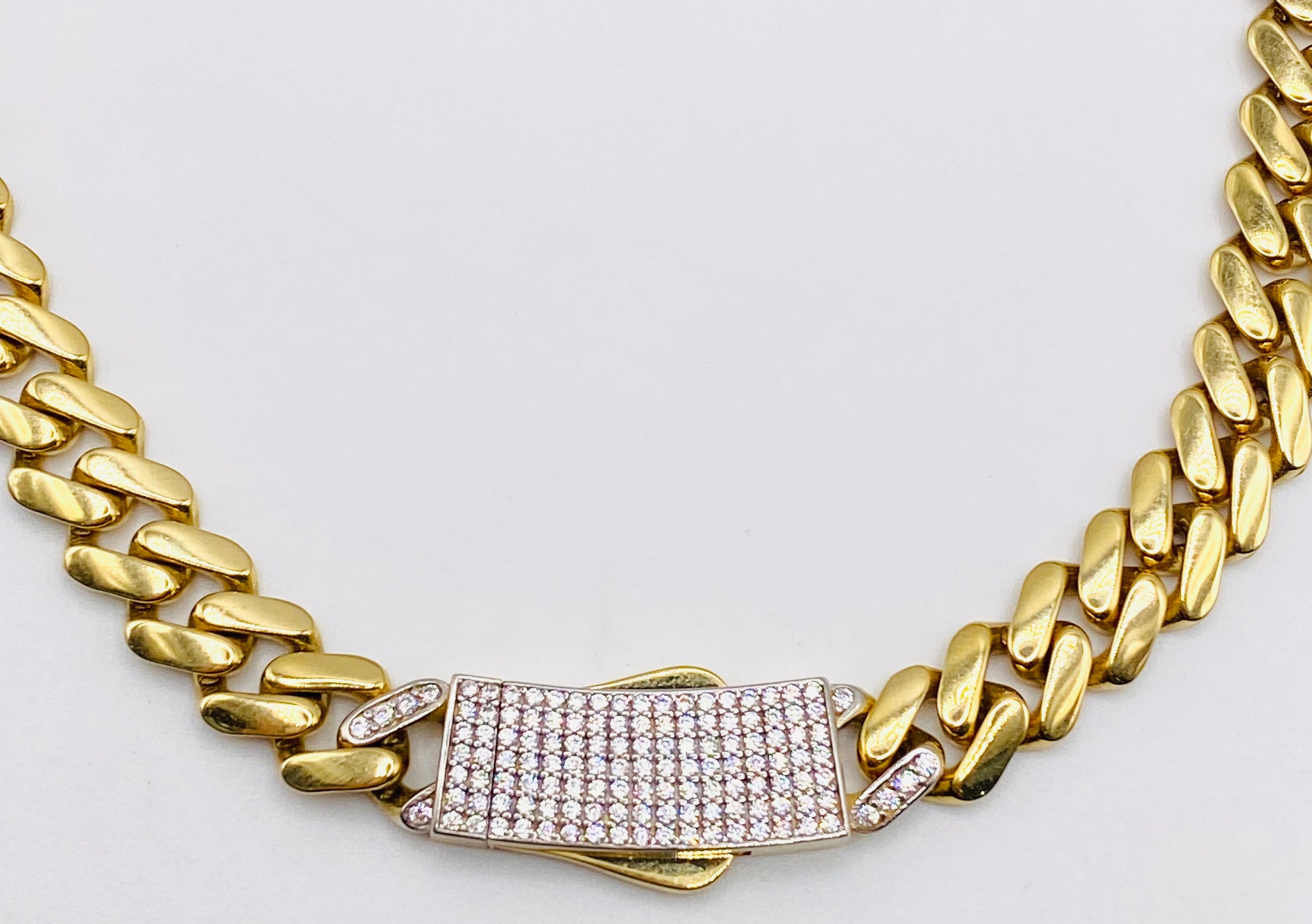 Choker Monaco 18k, 45cm x 8.4mm