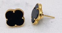 Pendientes tipo vancleef. 14k