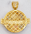 Medalla 14k. 2cm x 2cm