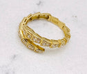 Anillo snake 14k #17