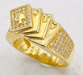 Anillo cartas talla#25, 14k
