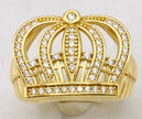 Anillo corona talla#25, 14k
