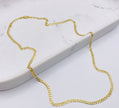 Cadena cubana 14k, 60cm x 3.1MM