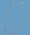 Cadena soga rose 14k