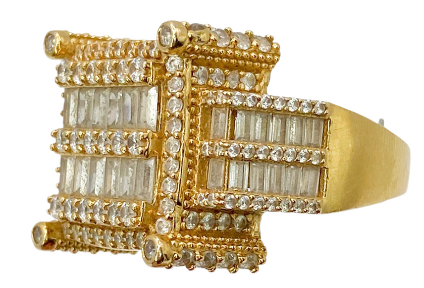 Anillo 14k, talla 22