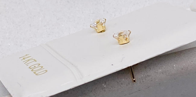 Pendientes zc 14k, 5mm