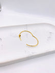 Pulsa tipo clavo 14k, talla 17,
