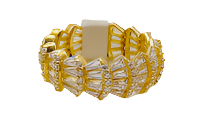 Anillo baguette 14k
