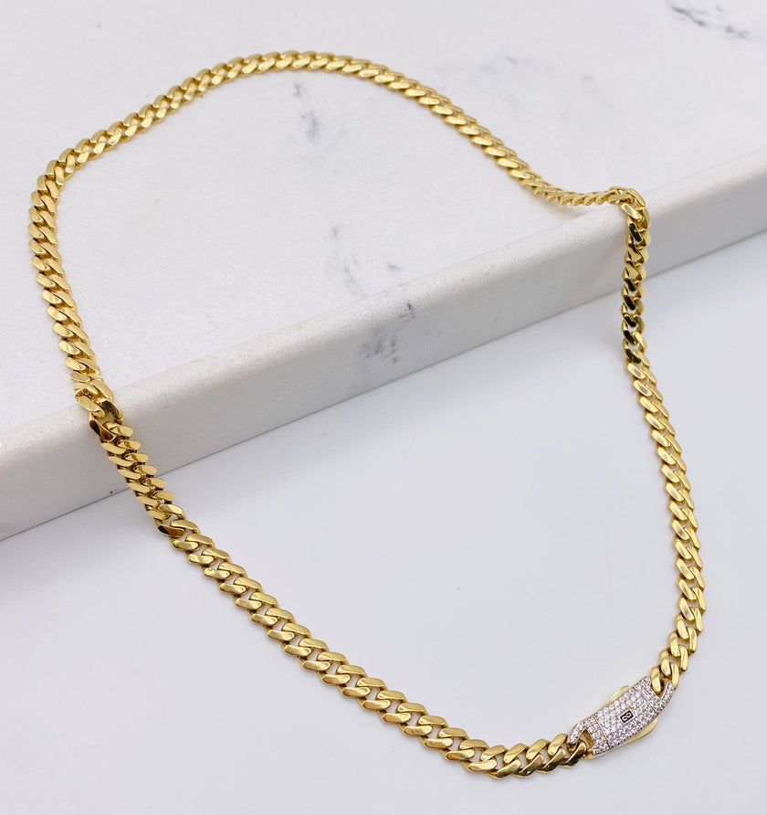Cadena Mónaco 14k, 45cm x 5.2MM