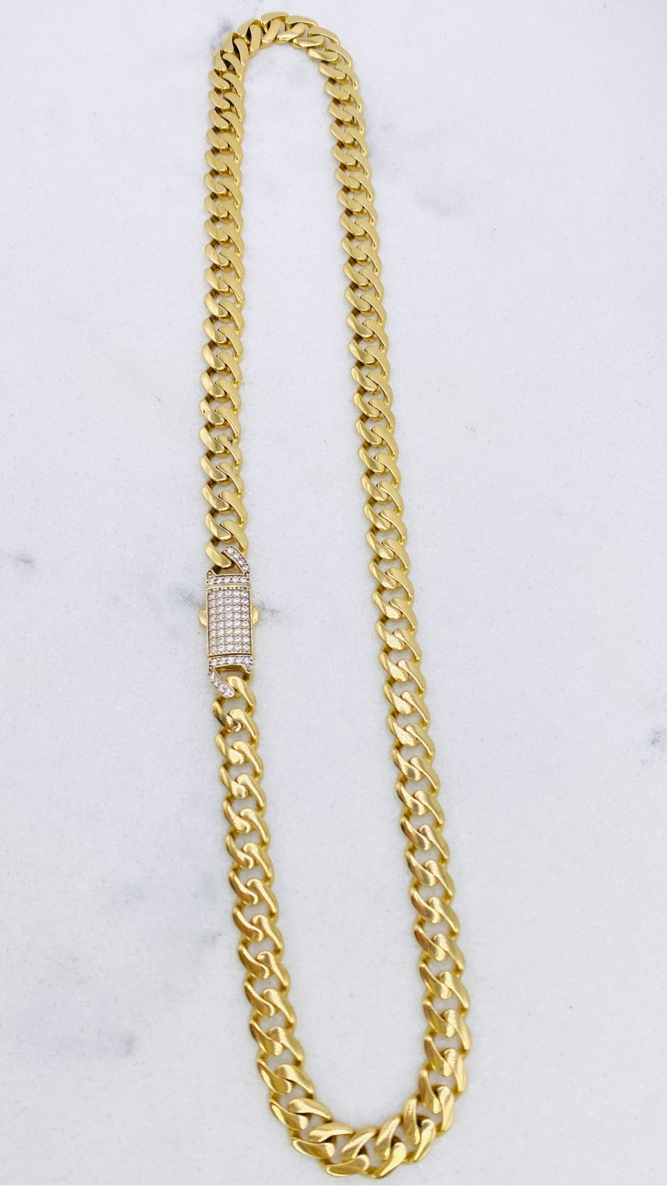 Cadena Mónaco 14k, 41cm x 6.9mm