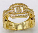 Anillo cadena talla24, 14k