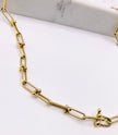 Cadena clip 14k, 45cm x 3.6mm