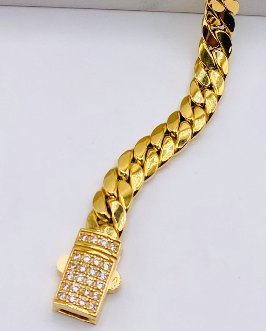 Guillo Mónaco 18k, 19cm x 7.4mm