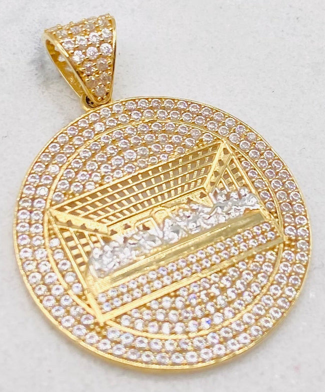 Medalla 14k. 3cm x 2cm