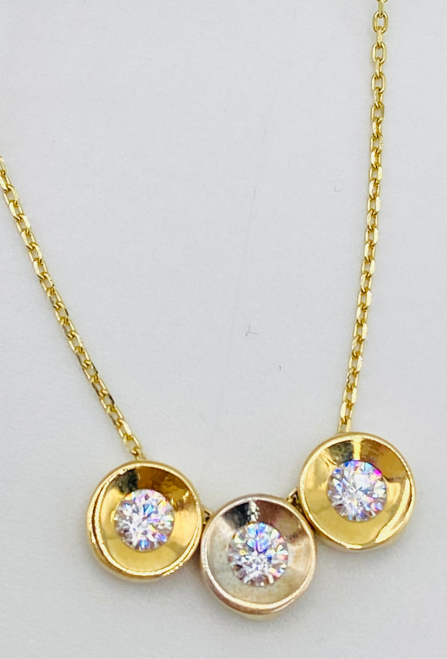 Cadena 14k, 45cm x 0.6mm