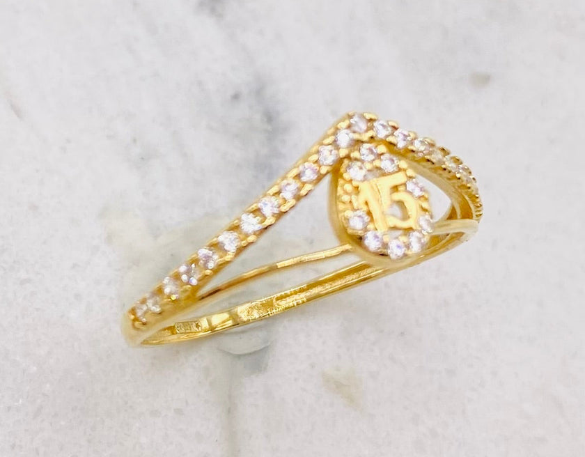 Anillo talla#14,  18k
