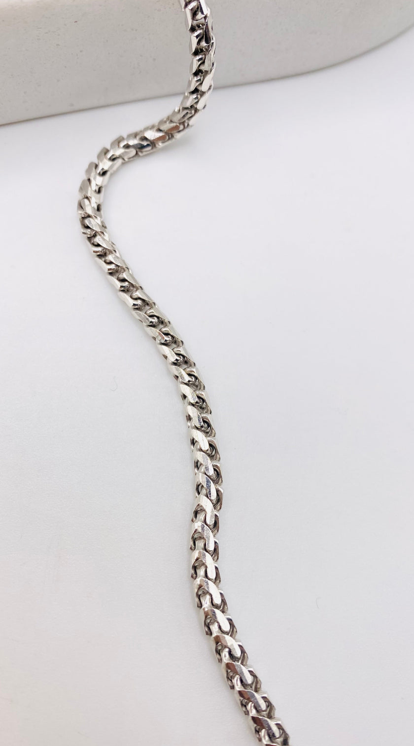 Cadena Franco 14k, 65cm x 3.8mm