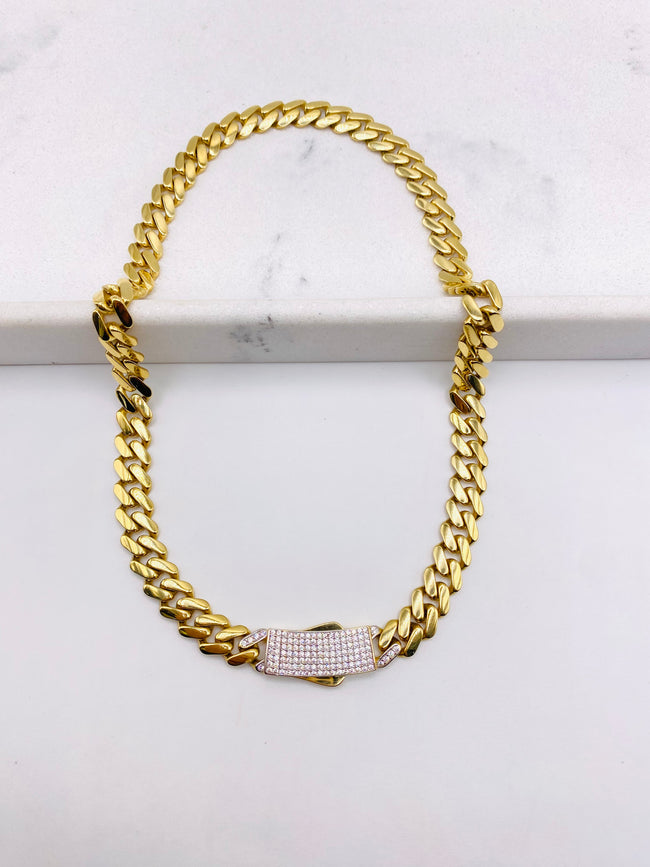 Choker Monaco 18k, 40cm x 8.6mm