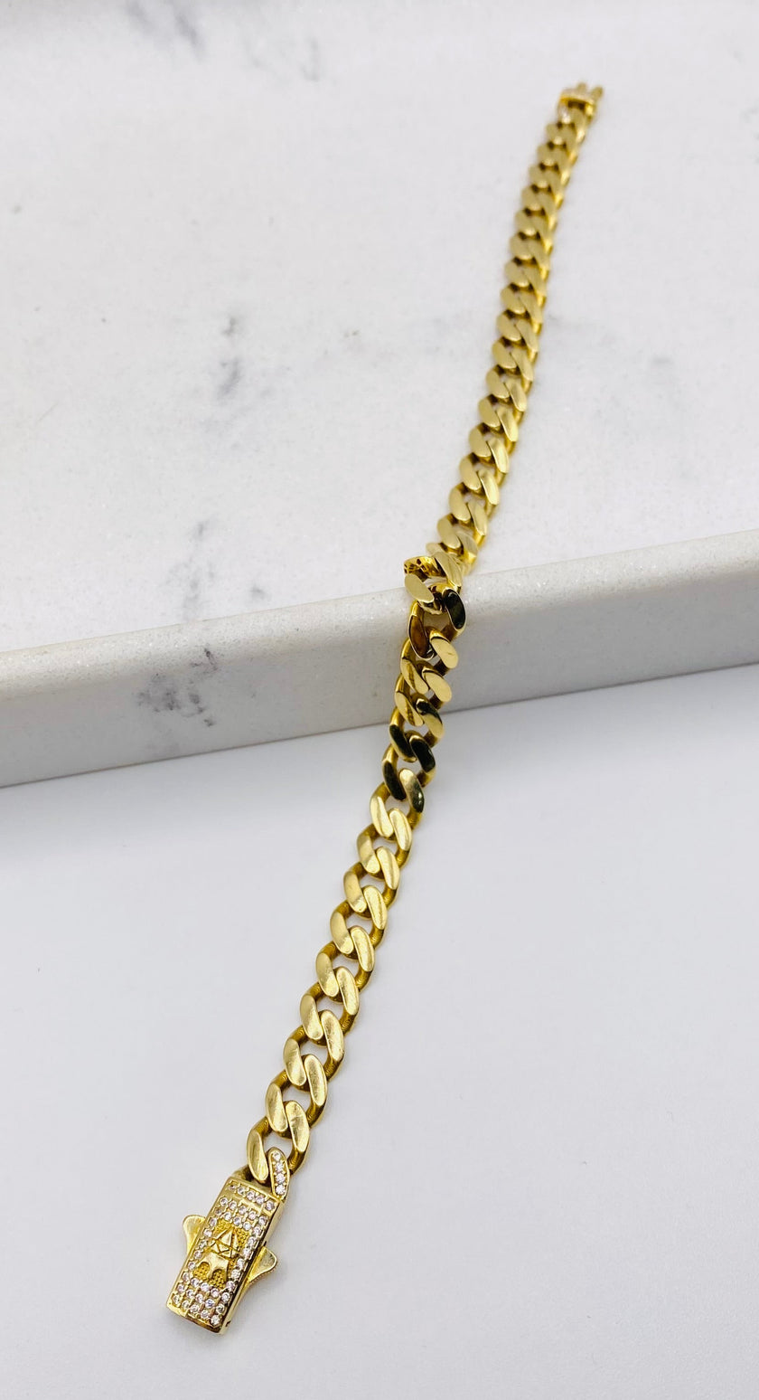 Guillo Mónaco 14k, 22cm x 7mm
