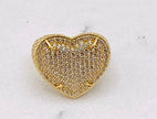 Anillo de corazón 14k, #20