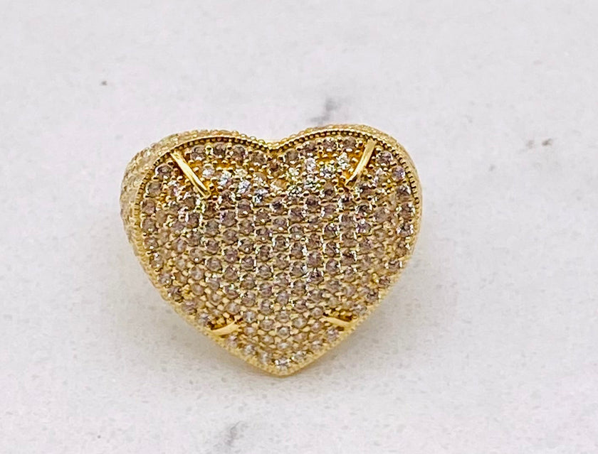 Anillo de corazón 14k, #20